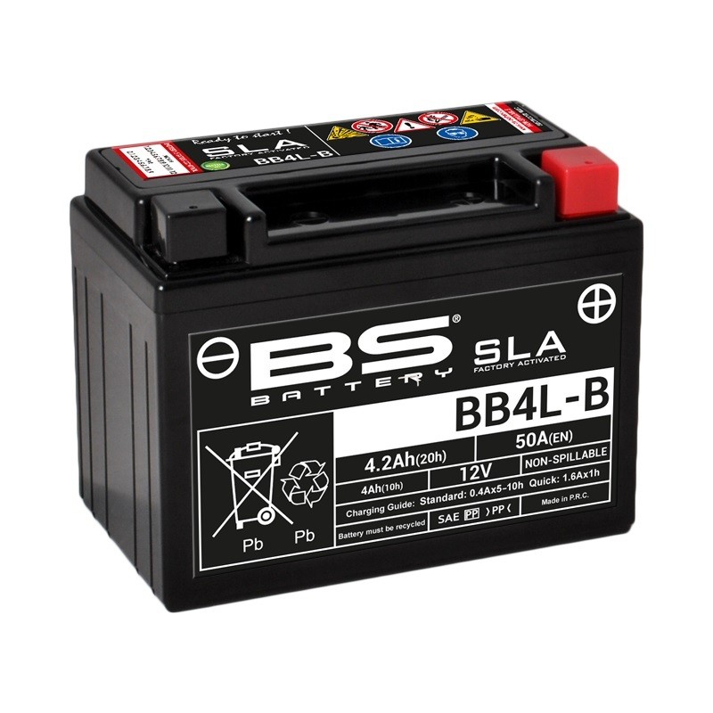 Batería BS BATTERY SLA BB4L-B (FA) - motoscamaralweb.com Batería BS BATTERY SLA BB4L-B (FA) - motoscamaralweb.com