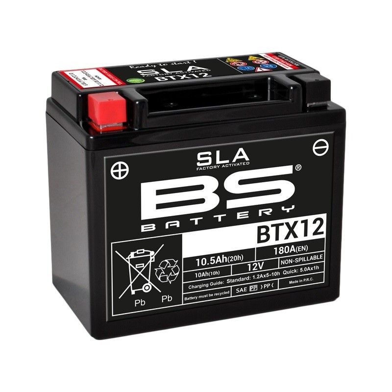 Batería BS BATTERY SLA BTX12 (FA) - motoscamaralweb.com Batería BS BATTERY SLA BTX12 (FA) - motoscamaralweb.com