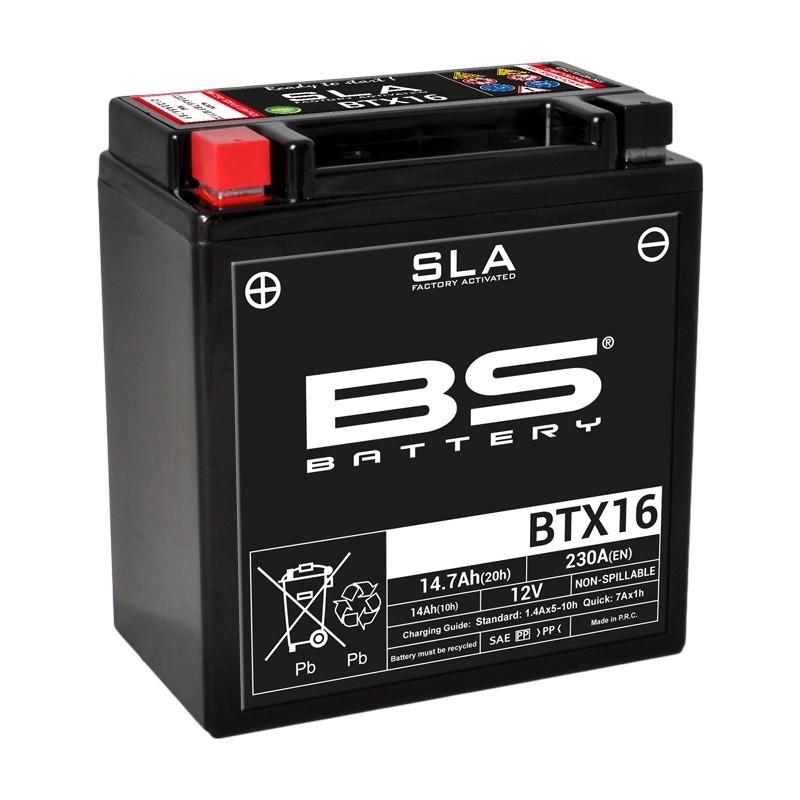 Batería BS BATTERY SLA BTX16 (FA) - motoscamaralweb.com Batería BS BATTERY SLA BTX16 (FA) - motoscamaralweb.com