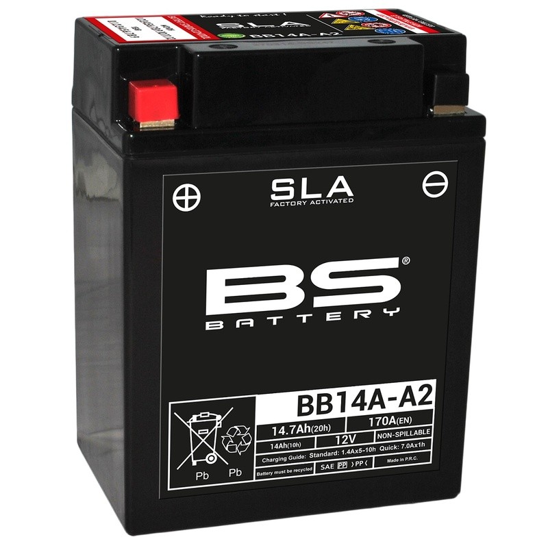 Batería BS BATTERY SLA BB14A-A2 (FA) - motoscamaralweb.com Batería BS BATTERY SLA BB14A-A2 (FA) - motoscamaralweb.com