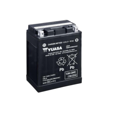 Batería YUASA YTX14AH-BS Combipack (con electrolito) - motoscamaralweb.com