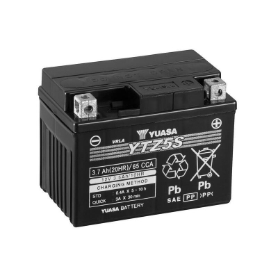 Batería YUASA YTZ5S Combipack (con electrolito) - motoscamaralweb.com