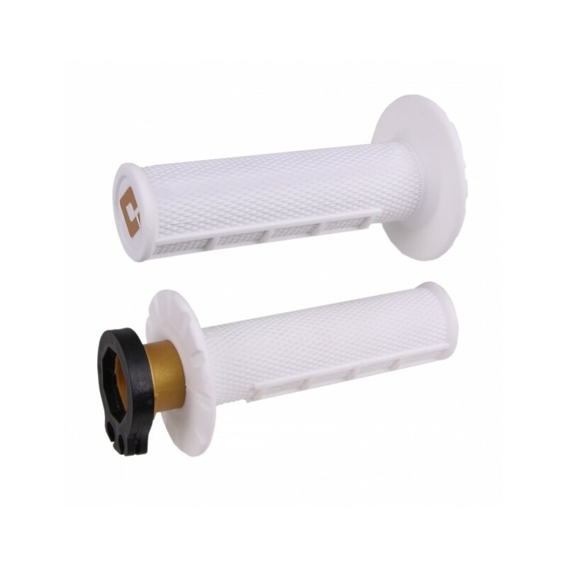Puños ODI MX V2 Lock-On Half-Waffle - Blanco- motoscamaralweb.com Puños ODI MX V2 Lock-On Half-Waffle - Blanco- motoscamaralweb.com