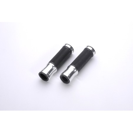 Puños LSL aluminio Ø22mm Plata- motoscamaralweb.com