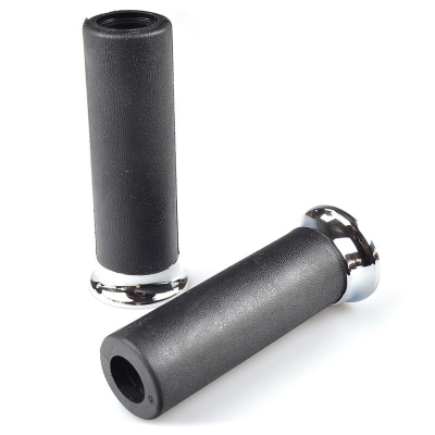 Puños Domino custom 119mm negro abierto 4141.82.40.04- motoscamaralweb