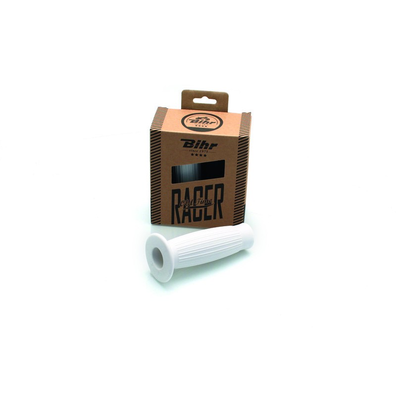 Puños Vintage Bihr Bullit Color blanco- motoscamaralweb.com Puños Vintage Bihr Bullit Color blanco- motoscamaralweb.com