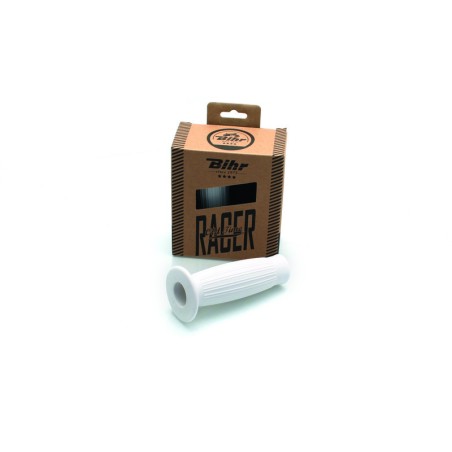 Puños Vintage Bihr Bullit Color blanco- motoscamaralweb.com