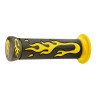 Par puños goma negro / amarillo LLama V PARTS- motoscamaralweb.com
