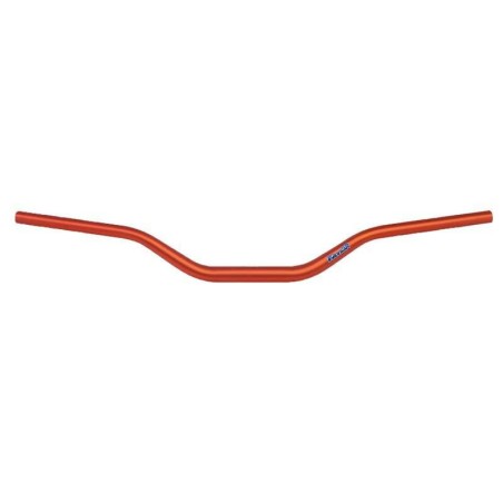 Manillar Renthal Fatbar Carmichael naranja con protector negro 604-01-OR - motoscamaralweb.com