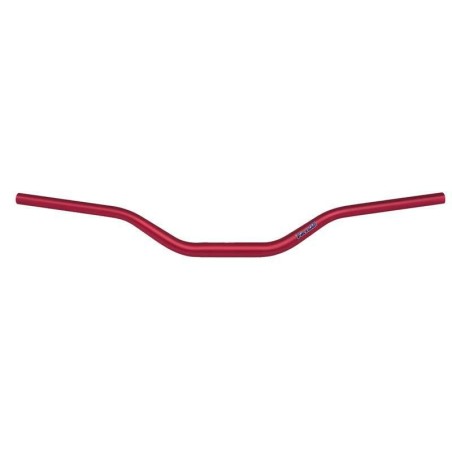 Manillar Renthal Fatbar Carmichael rojo con protector negro 604-01-RD - motoscamaralweb.com