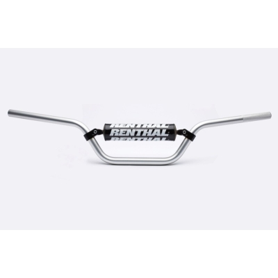 Manillar Renthal quad alto Yamaha plata con protector negro 607-01-SI-04-227 - motoscamaralweb.com