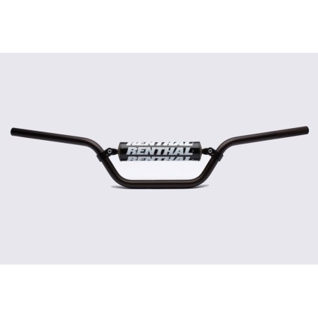 Manillar Renthal quad medio negro con protector negro 677-01-BK-03-219 - motoscamaralweb.com
