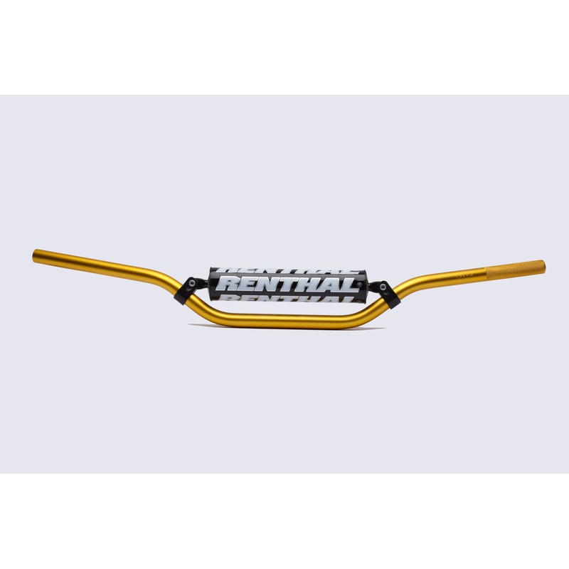 Manillar Renthal 693 Classic Enduro 22.2 oro con protector negro - motoscamaralweb.com Manillar Renthal 693 Classic Enduro 22.2 oro con protector negro - motoscamaralweb.com