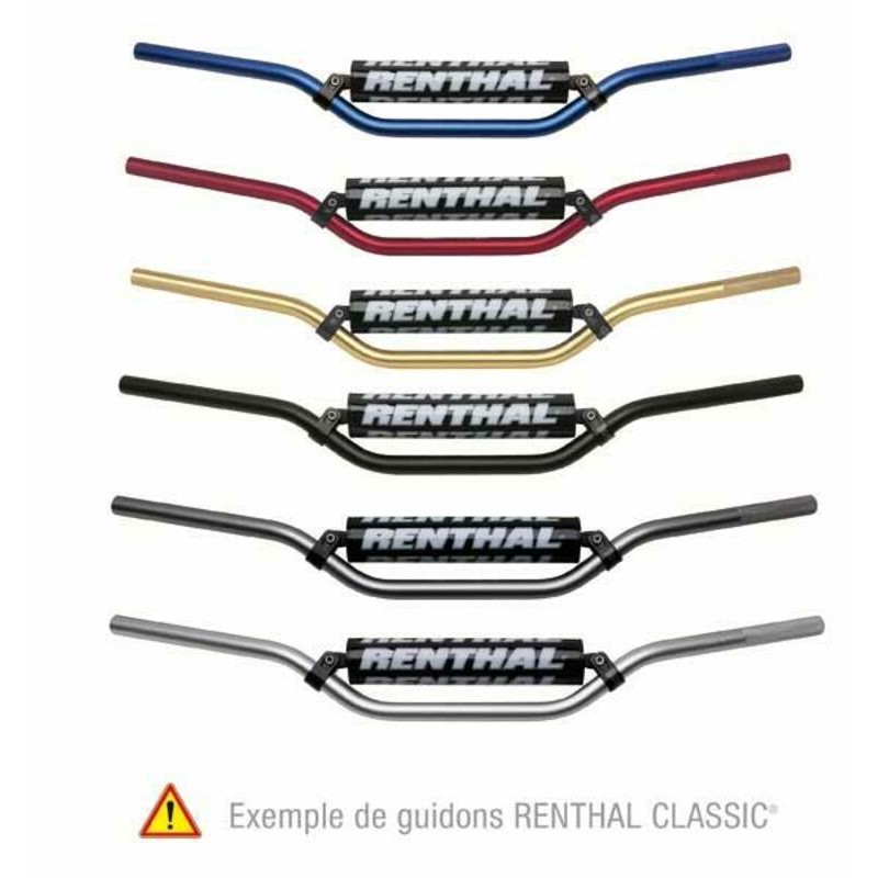 Manillar Renthal RM rojo con protector negro 701-01-RD-01-185 - motoscamaralweb.com Manillar Renthal RM rojo con protector negro 701-01-RD-01-185 - motoscamaralweb.com
