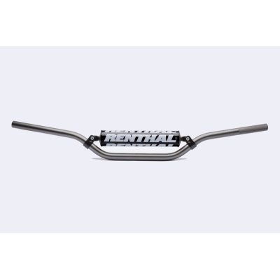Manillar Renthal motocross CR alto titanio con protector negro 722-01-TT-01-185 - motoscamaralweb.com