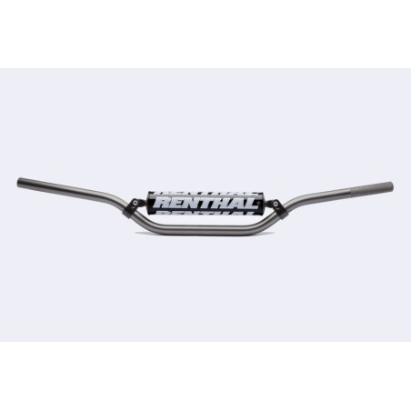 Manillar Renthal motocross alto Button titanio con protector negro 764-01-TT-01-185 - motoscamaralweb.com