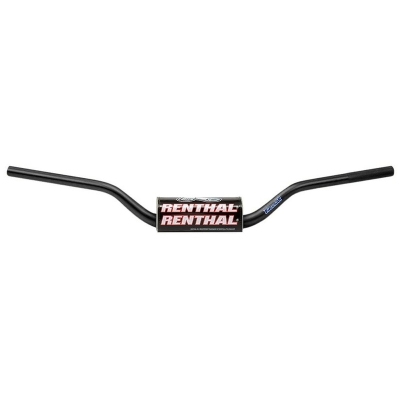 Manillar Renthal Fatbar Mcgrath negro con protector negro 821-01-BK - motoscamaralweb.com