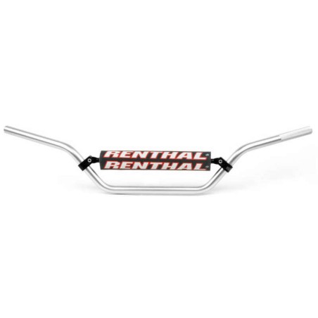 Manillar Renthal Vintage alto plata 838-01-SI-05-185 - motoscamaralweb.com