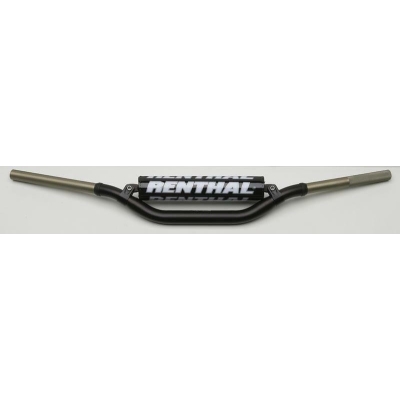 Manillar Renthal Twinwall Carmichael alto negro con protector negro 997-01-BK-02-185 - motoscamaralweb.com