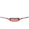 Manillar Renthal Twinwall Carmichael alto naranja con protector negro 997-01-OR-02-185 - motoscamaralweb.com