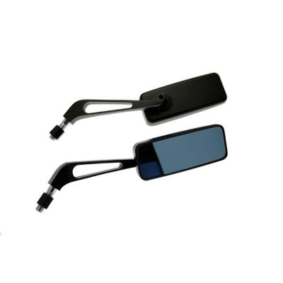 Juego de retrovisores universales V PARTS City negro - motoscamaralweb.com