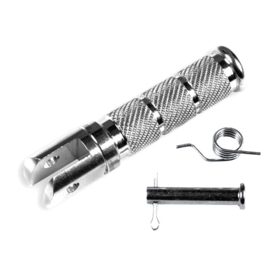 Juego reposapies V PARTS scooter redondo plata- motoscamaralweb.com