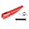 Juego reposapies V PARTS scooter fresado rojo- motoscamaralweb.com