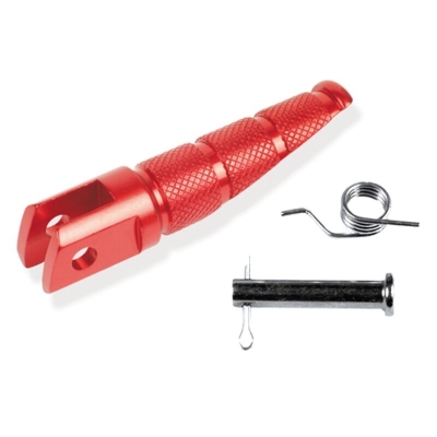 Juego reposapies V PARTS scooter fresado plata- motoscamaralweb.com