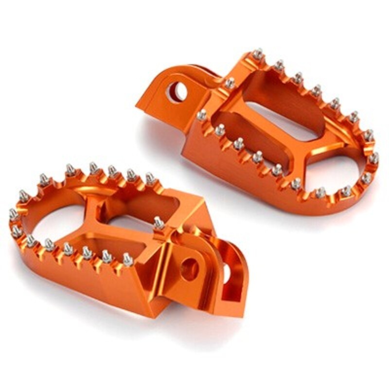 Estriberas Off Road naranja Ktm- motoscamaralweb.com Estriberas Off Road naranja Ktm- motoscamaralweb.com