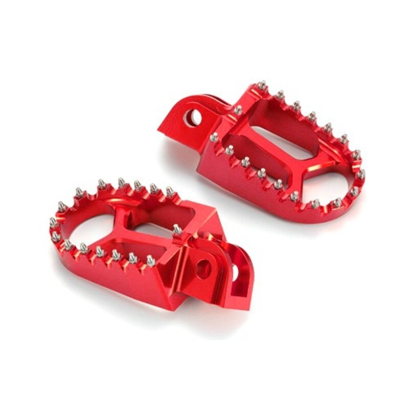 Estriberas Off Road rojo Beta- motoscamaralweb.com Estriberas Off Road rojo Beta- motoscamaralweb.com