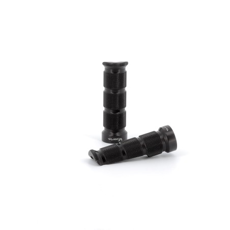 Reposapiés Racing V PARTS negro- motoscamaralweb.com