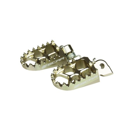 Estriberas SCAR EVO - Titanio- motoscamaralweb.com