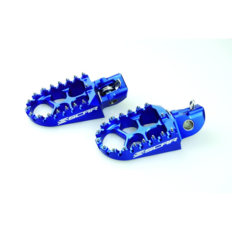 Estriberas SCAR EVO - Azul - motoscamaralweb.com Estriberas SCAR EVO - Azul - motoscamaralweb.com