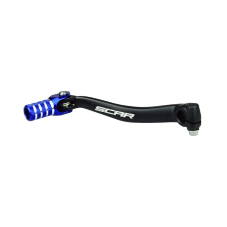 Pedal de cambio SCAR - Negro / Puntera azul - motoscamaralweb.com