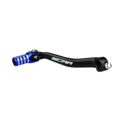 Pedal de cambio SCAR - Negro / Puntera azul - motoscamaralweb.com
