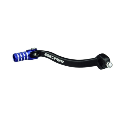 Pedal de cambio SCAR - Negro / Puntera azul - motoscamaralweb.com