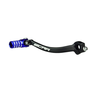 Pedal de cambio SCAR - Negro / Puntera azul - motoscamaralweb.com