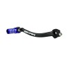 Pedal de cambio SCAR - Negro / Puntera azul - motoscamaralweb.com