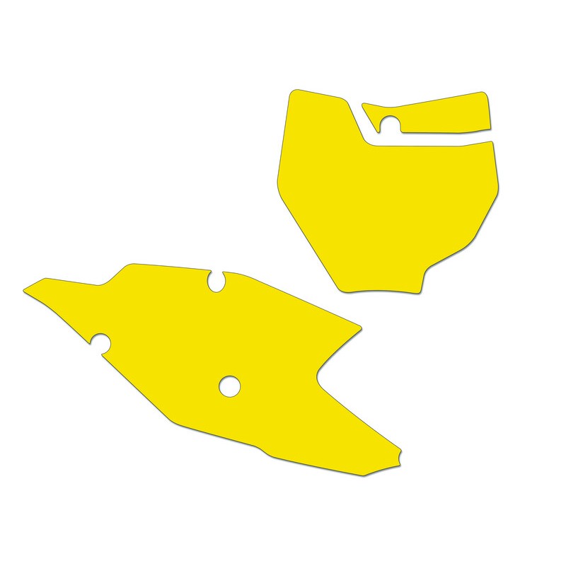 Kit adhesivos portanúmeros Blackbird KTM SX/SX-F 19 standard/amarillo - motoscamaralweb.com Kit adhesivos portanúmeros Blackbird KTM SX/SX-F 19 standard/amarillo - motoscamaralweb.com