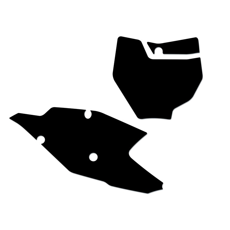 Kit adhesivos portanúmeros Blackbird KTM SX/SX-F 19 standard/negro - motoscamaralweb.com Kit adhesivos portanúmeros Blackbird KTM SX/SX-F 19 standard/negro - motoscamaralweb.com
