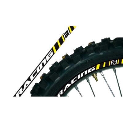 Adhesivo para llantas BLACKBIRD amarillo 5081/40 - motoscamaralweb.com