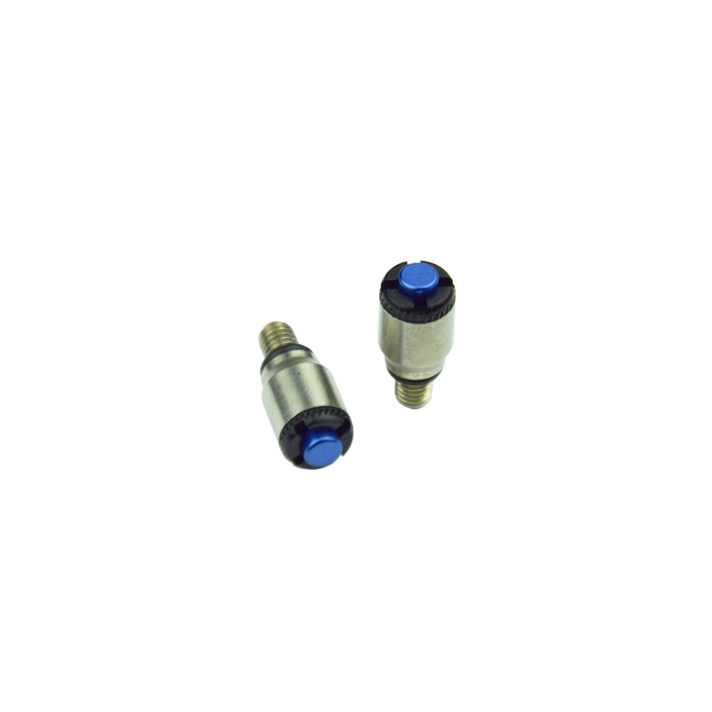 Purgadores de horquilla SCAR para horquillas KYB/Showa Forks M5x0.8mm - Azul - motoscamaralweb.com Purgadores de horquilla SCAR para horquillas KYB/Showa Forks M5x0.8mm - Azul - motoscamaralweb.com