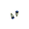 Purgadores de horquilla SCAR para horquillas KYB/Showa Forks M5x0.8mm - Azul - motoscamaralweb.com