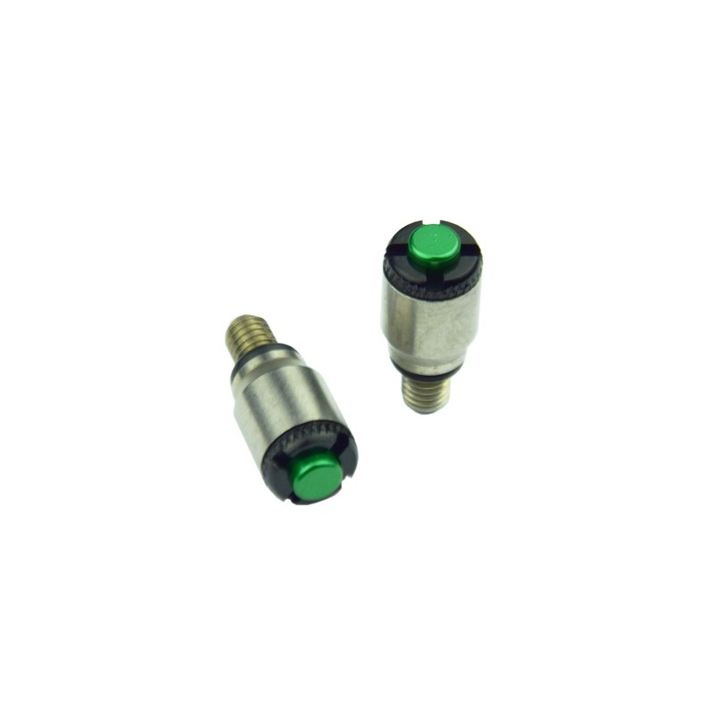 Purgadores de horquilla SCAR para horquillas KYB/Showa Forks M5x0.8mm - Verde - motoscamaralweb.com Purgadores de horquilla SCAR para horquillas KYB/Showa Forks M5x0.8mm - Verde - motoscamaralweb.com