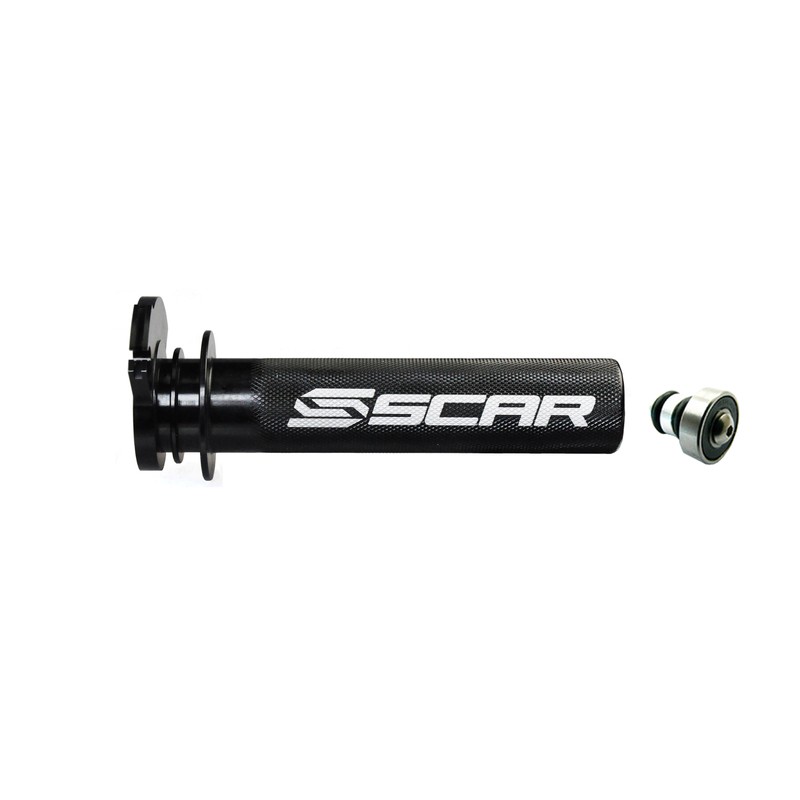 Caña de gas SCAR aluminio + rodamiento - Negro- motoscamaralweb.com Caña de gas SCAR aluminio + rodamiento - Negro- motoscamaralweb.com