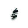Juego contrapesos manillar V PARTS Spark Ø18mm negro/plata - motoscamaralweb.com