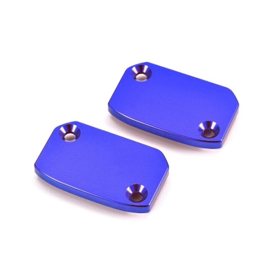 Tapa deposito bomba freno/embrague delantero azul Brembo V PARTS- moto