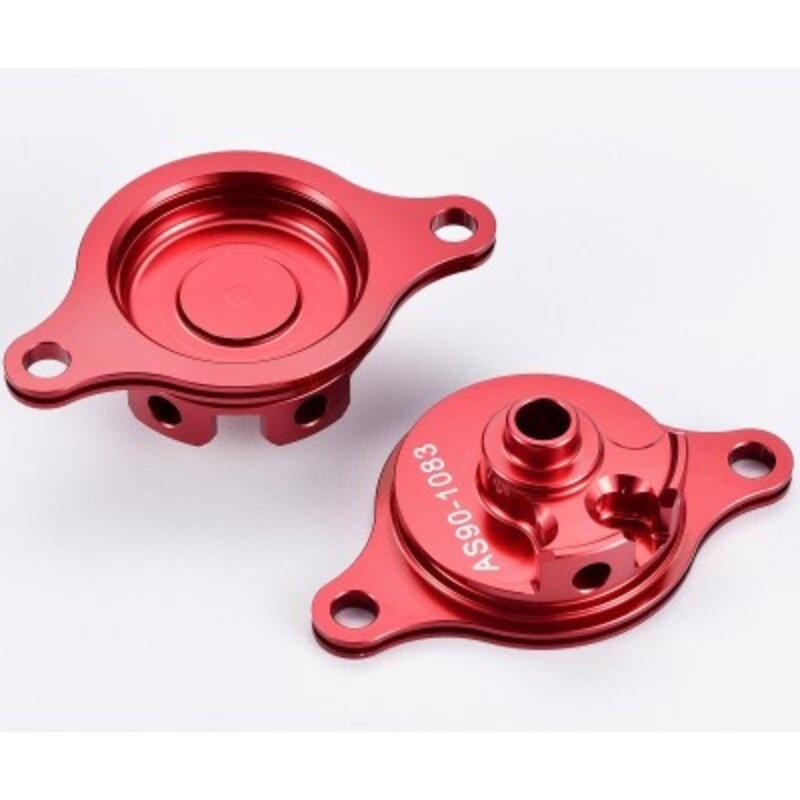 Tapa filtro de aceite rojo Honda V PARTS - motoscamaralweb.com Tapa filtro de aceite rojo Honda V PARTS - motoscamaralweb.com