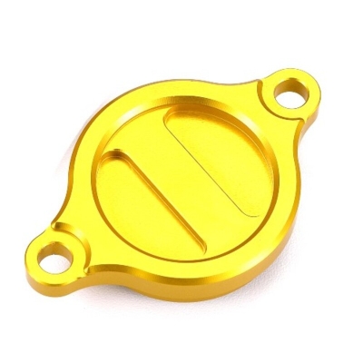 Tapa filtro de aceite amarillo Suzuki V PARTS - motoscamaralweb.com