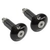 Juego contrapesos manillar V PARTS - finos negro - motoscamaralweb.com
